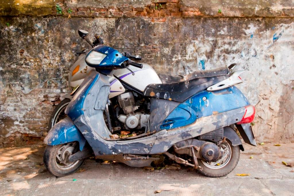 Vrakpant moped 500 kroner ved innlevering til oss.